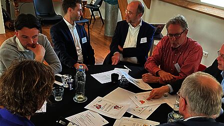 Werkconferentie Ruimte voor Economie_tafel 1 aan het werk