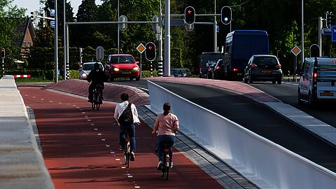 Fietssnelweg bij Barneveld. Deze foto is ter illustratie. 